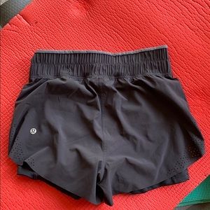 Black lululemon shorts